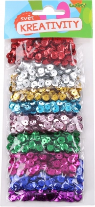 Set pailletten - 9 kleuren, 27 g