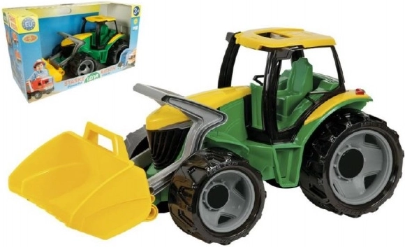 Gyermek traktor dönthető Zöld-Sárga
