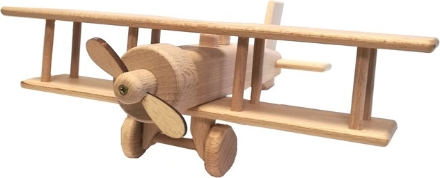 Wooden Biplane – Large Airplane