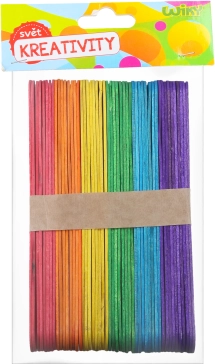 Bâtonnets colorés 15 × 1,8 cm, 50 pcs