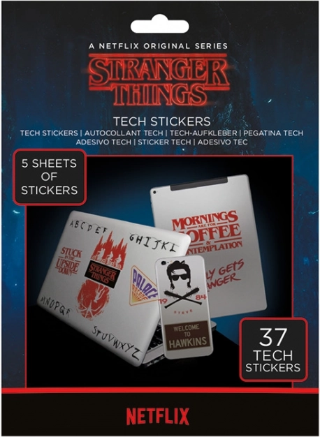 Stickers Stranger Things, set van 37 stuks