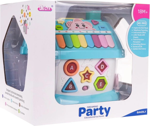 Interactive Educational Playhouse for Kids – Blue