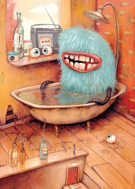 Puzzle HEYE Zozoville: In the Tub 1000 Pieces