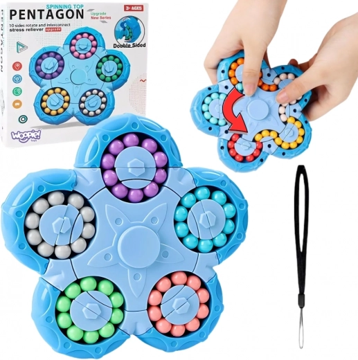 Woopie gioco antistress logico Magic Beans Puzzle Pentagon