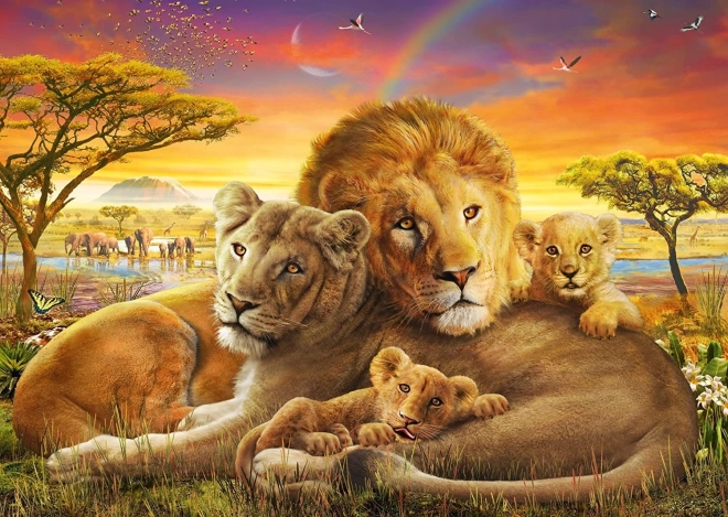 Puzzle Lions câlins 1000 pièces SCHMIDT