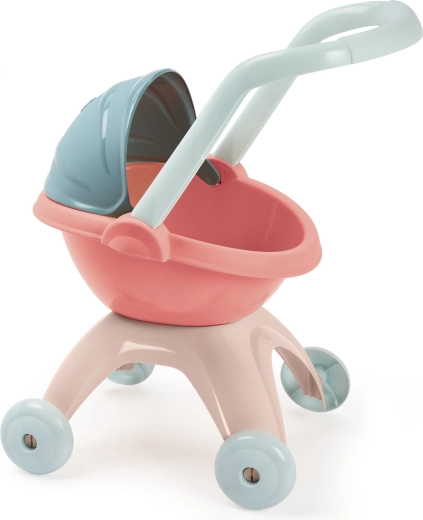 Quiet wheels and ergonomic handle