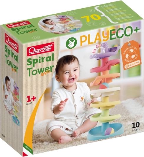 Quercetti Spiral Tower Play ECO+ marble run