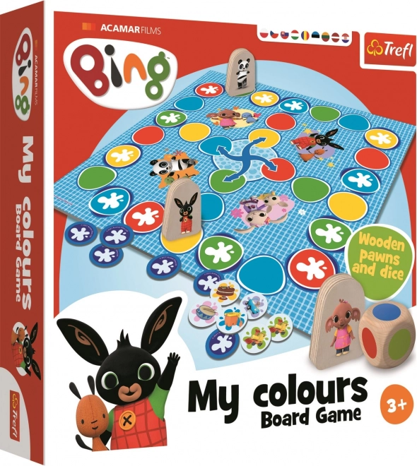 Family Game for Children My Colours Bing by Trefl