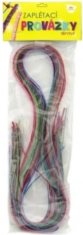 glitter braiding cords 100 cm, set of 35 pcs