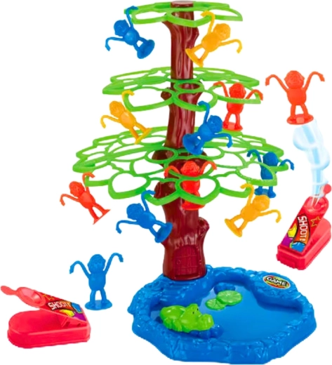 Sjov affyring og ophængning af aber