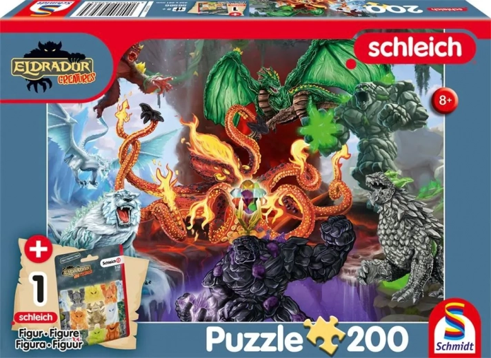 Puzzle Eldrador: Evil Creatures 200 Pieces + SCHLEICH Figure