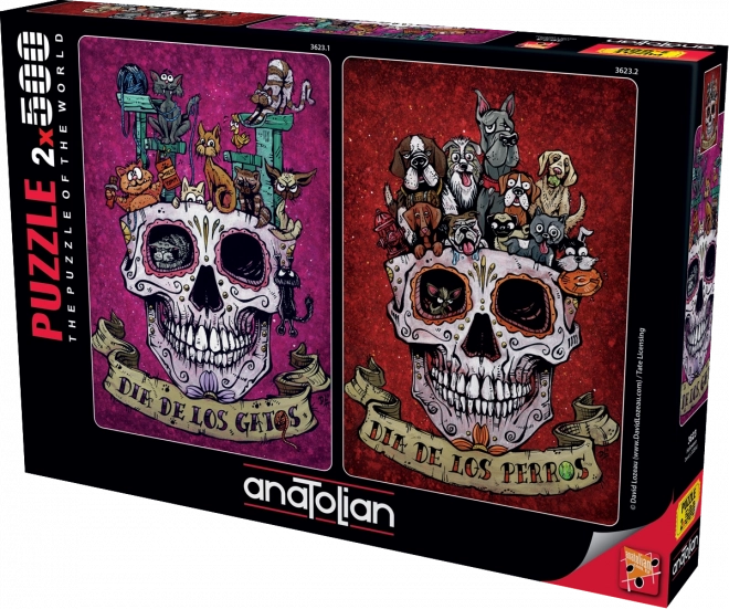 Halloween Puzzle 2×500 Pieces ANATOLIAN