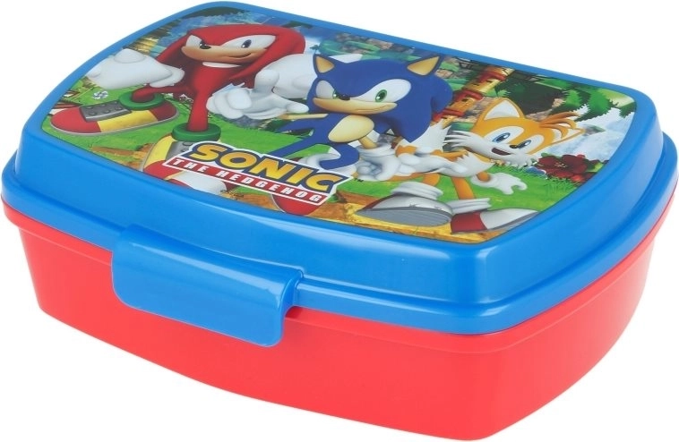 Børnenes madkasse SONIC blå‑rød 750 ml
