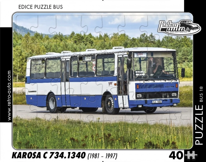 Karosa C 734 Bus Puzzle – 40 pieces