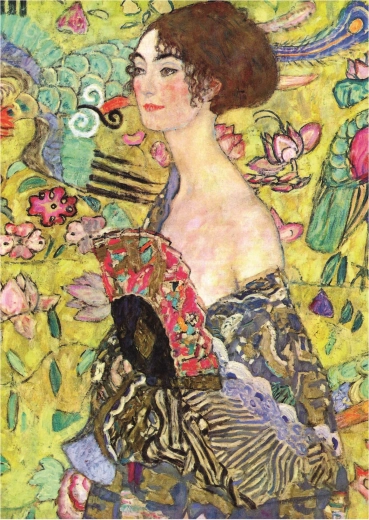 Puzzle Lady with a Fan 1000 pieces EDUCA