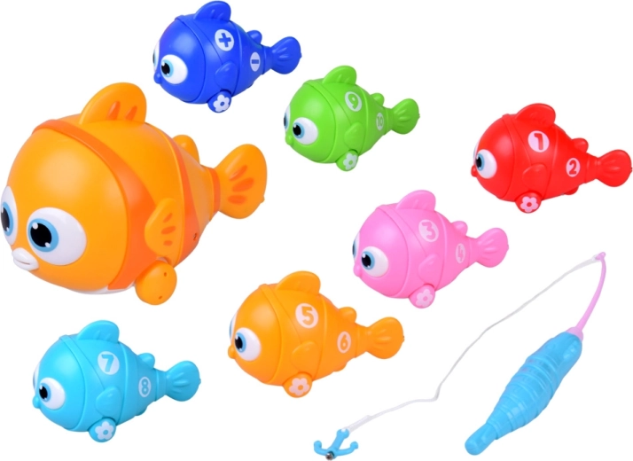 Moving, light-up, and music-playing big fish