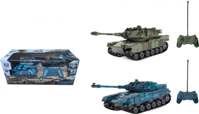 RC bojový tank s infračerveným systémom 2,4 GHz