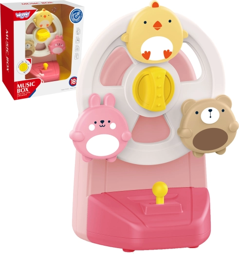 Musical Animal Carousel – WOOPIE music box with suction cup