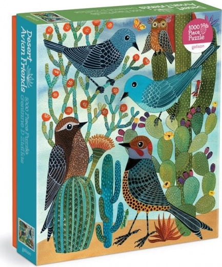Galison Puzzle Desert Bird Friends 1000 Pieces