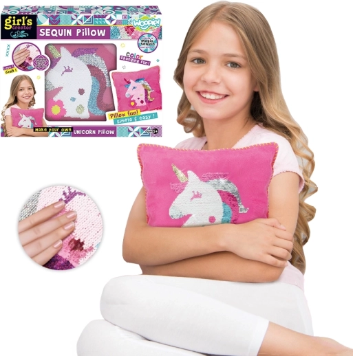 Woopie Art&Fun creative set – Unicorn cushion to decorate