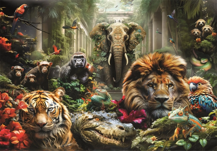 Puzzle 1000 pezzi – giungla misteriosa CLEMENTONI