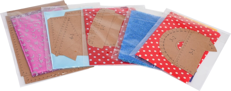 Předstřižené látky a papírové střihy