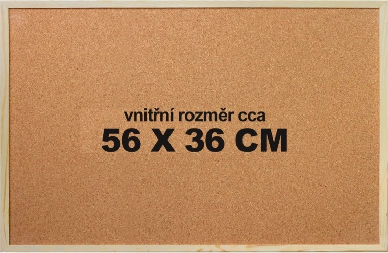 Cork Jigsaw Puzzle Mat 56 × 36 cm with Frame