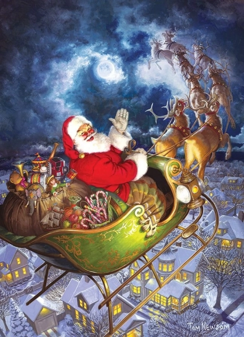Puzzle Merry Christmas to All 1000 Pieces by Cobble Hill