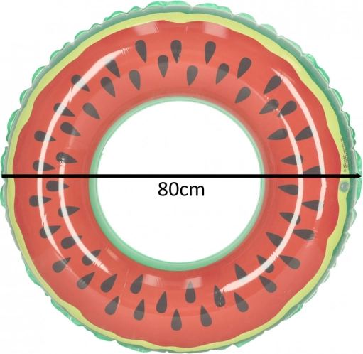 Ciambella gonfiabile anguria 80 cm – 80cm
