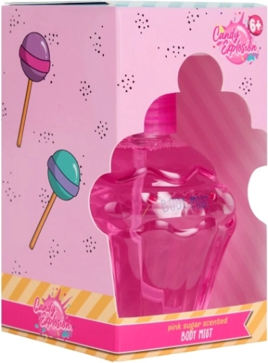 Fun design – cupcake and faceted bottles