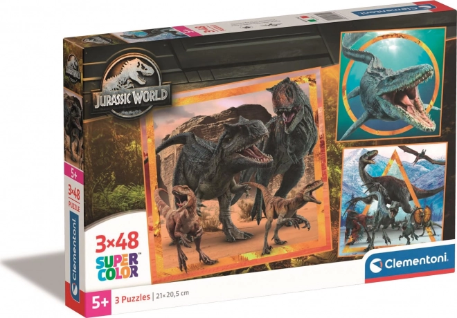CLEMENTONI Puzzle Jurassic World 3x48 pieces