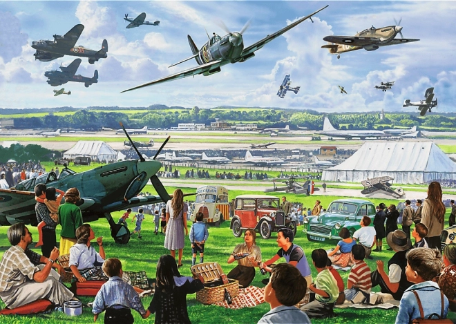 TREFL Puzzle Premium Plus Tea Time: Air Show 1000 pieces