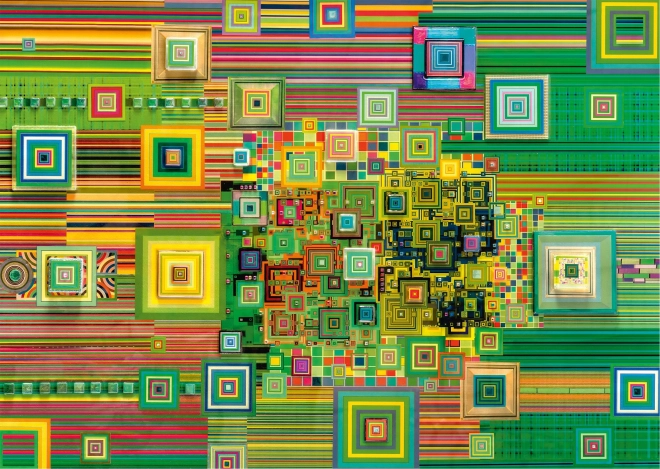 Puzzle Green Flash Drive 1000 Pieces
