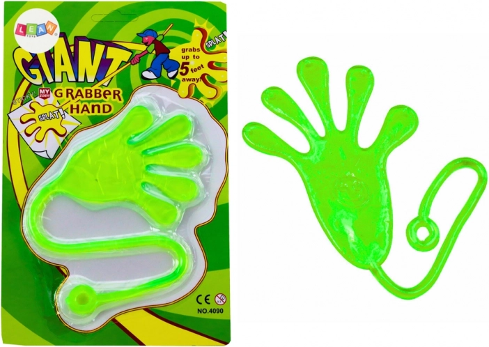 Lepkavá rukoväť Flexible Glut Slime zelený