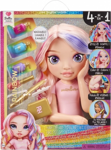 Głowa do stylizacji RAINBOW HIGH Bella 4 w 1