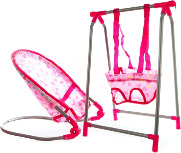 Houpačka a lehátko pro uklidnění a zábavu
