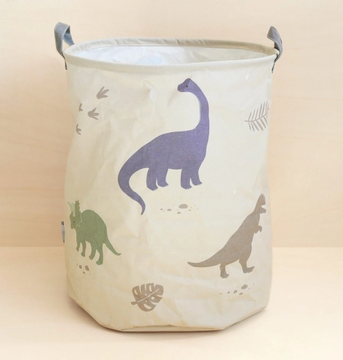 A Little Lovely Company opbergmand voor speelgoed – Dinosaurussen