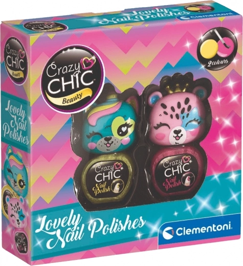 Clementoni Crazy Chic Beauty: Lovely Nail Polish Set – Set