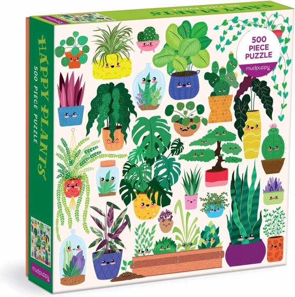 Puzzle Happy Plants 500 Pieces