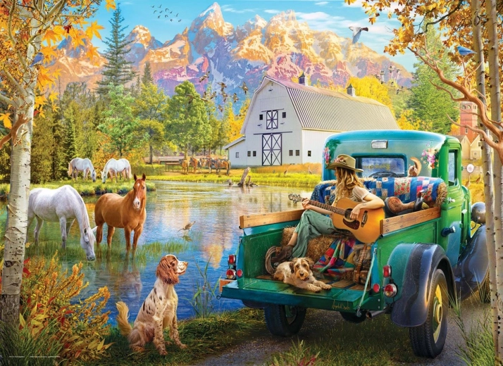 Puzzle Singing Lake 1000 Pieces EUROGRAPHICS