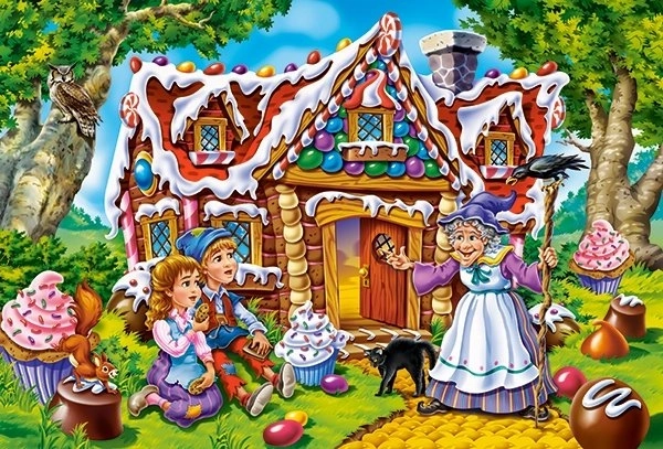 maxi puzzle 40 pieces Hansel and Gretel