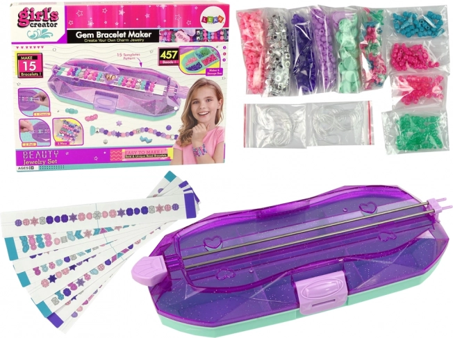 Bracelet Making Set Colorful Beads Creator