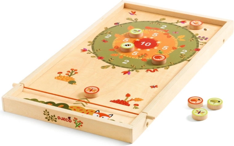 Azione flick veloce con lanciatori elastici