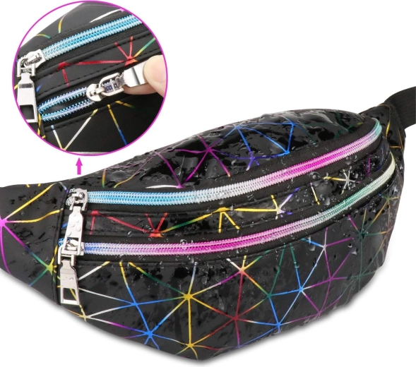 Tři praktické zipové kapsy