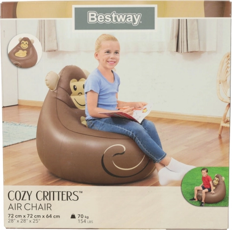 Poltrona gonfiabile per bambini BESTWAY – Scimmietta