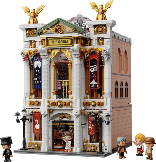 Ragyogó operahomlokzat gazdag részletekkel