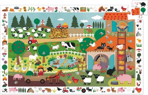 Observation Puzzle Farm 35 Pieces
