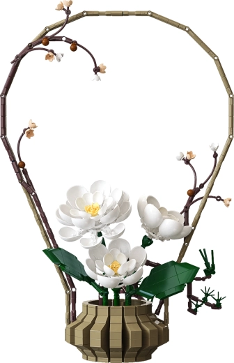 Realistic winter blooms from 1001 pieces