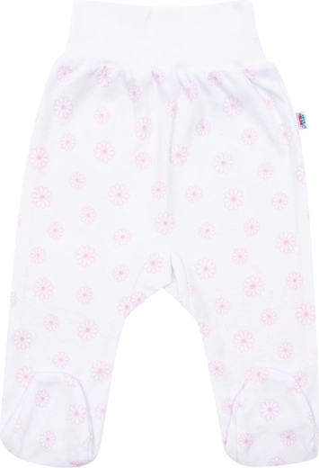 Pantalon à pieds avec large ceinture et pieds couverts