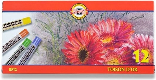 Soft Pastel Chalks 12 Colors KOH-I-NOOR
